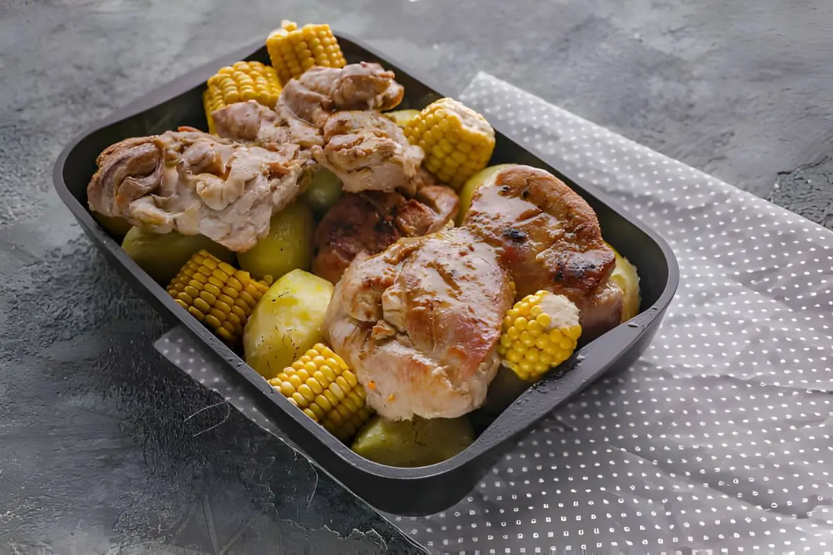 Explore the ease of creating Sheet Pan Chicken Thighs with Spicy Corn, a perfect blend of taste and convenience for any busy weeknight meal.