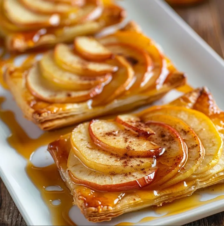 Flaky, golden-brown puff pastry desserts filled with fruit, chocolate, and creamy fillings—crispy, buttery, and perfect for any sweet craving!